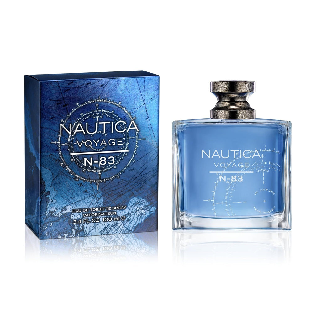 Nautica Voyage Eau de Toilette para hombre, 6.7 fl oz (200 ml) | Paquete de 1, notas de manzana, madera de cedro, loto de agua, almizcle, larga duración, fragancia diaria