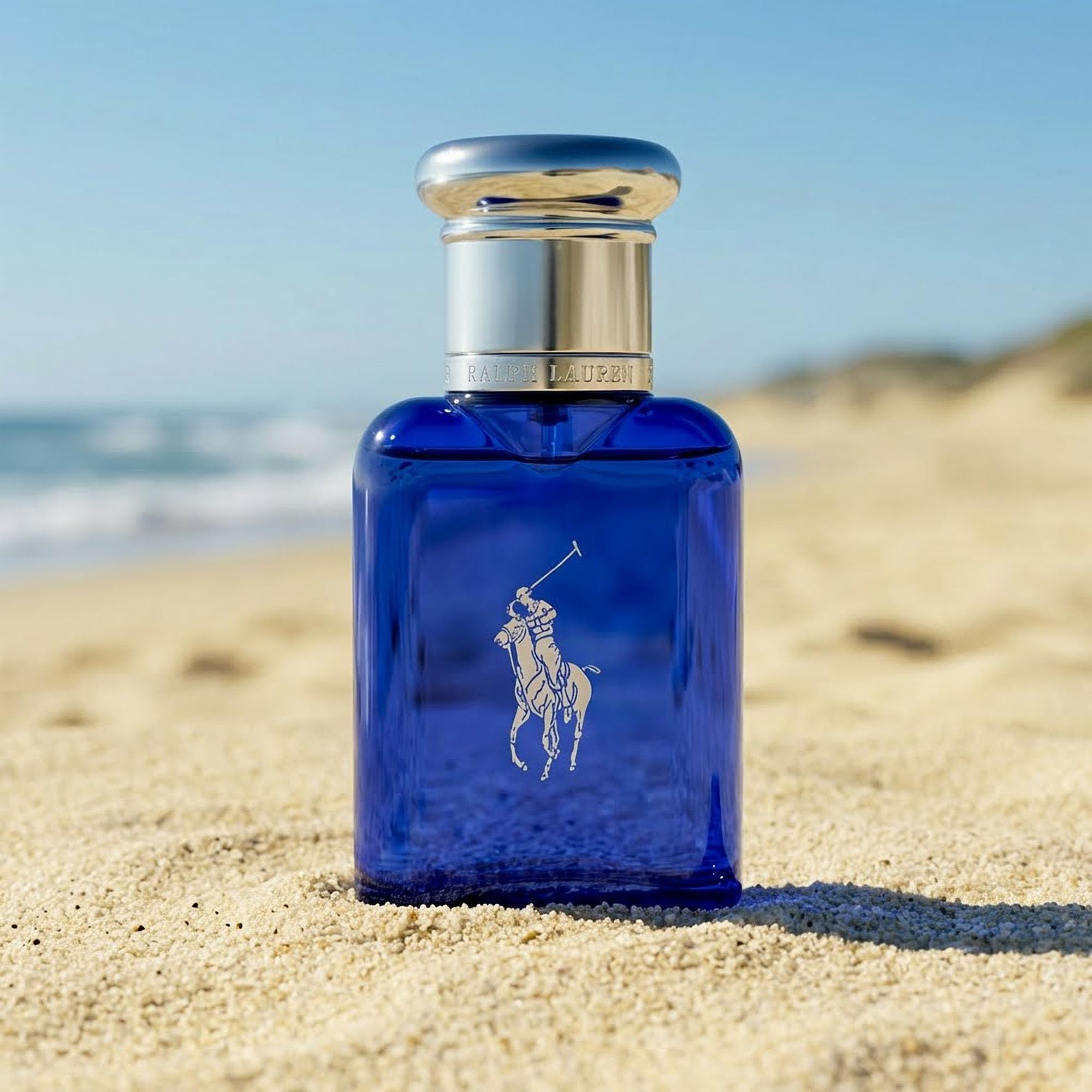 Ralph Lauren - Polo Blue - Parfum - Colonia Hombre - Acuático y Fresco - Con Cítricos, Roble y Vetiver - Fragancia Intensa | Fragrance with Fresh Melon, Cool Sage & Smooth Suede - Long Lasting - Classic Mens Scent Perfect for Everyday Wear