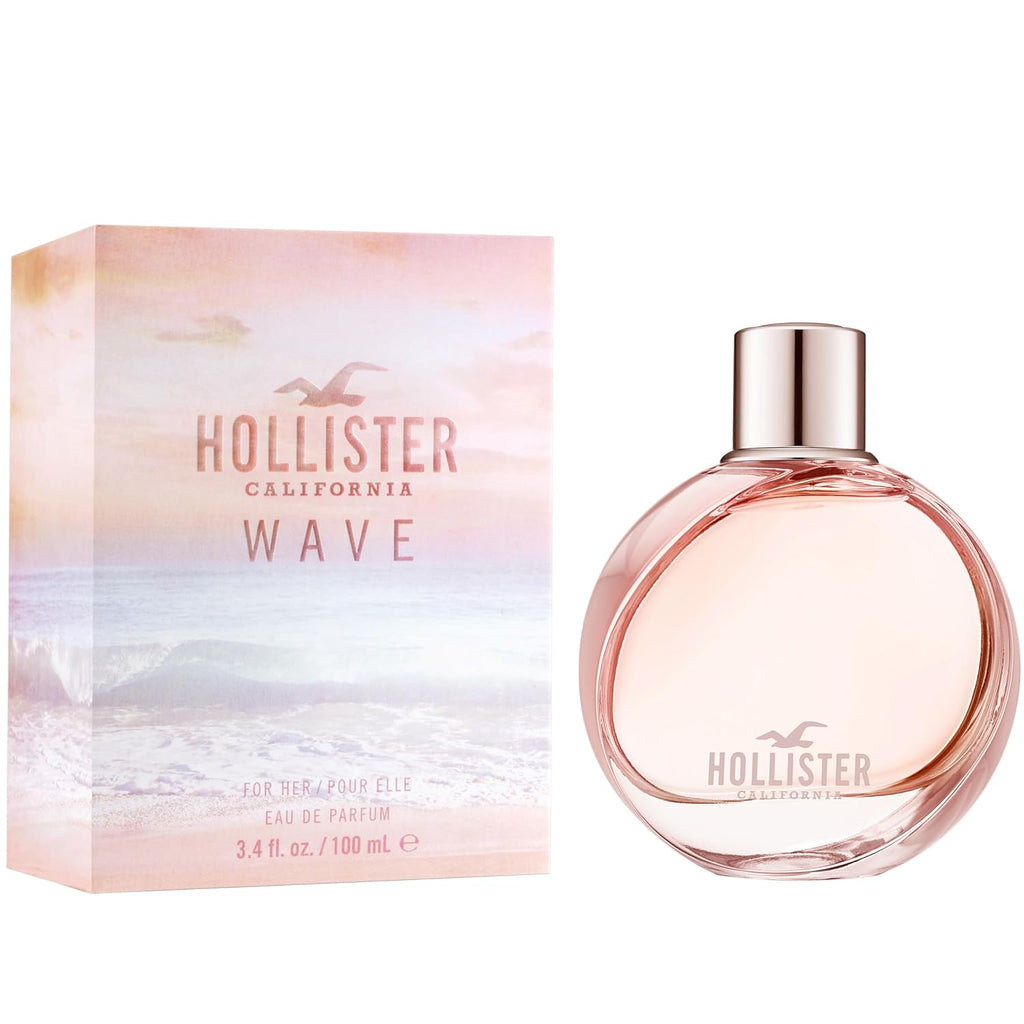 Hollister Wave - Eau de Parfum para mujer, 3.4 onzas