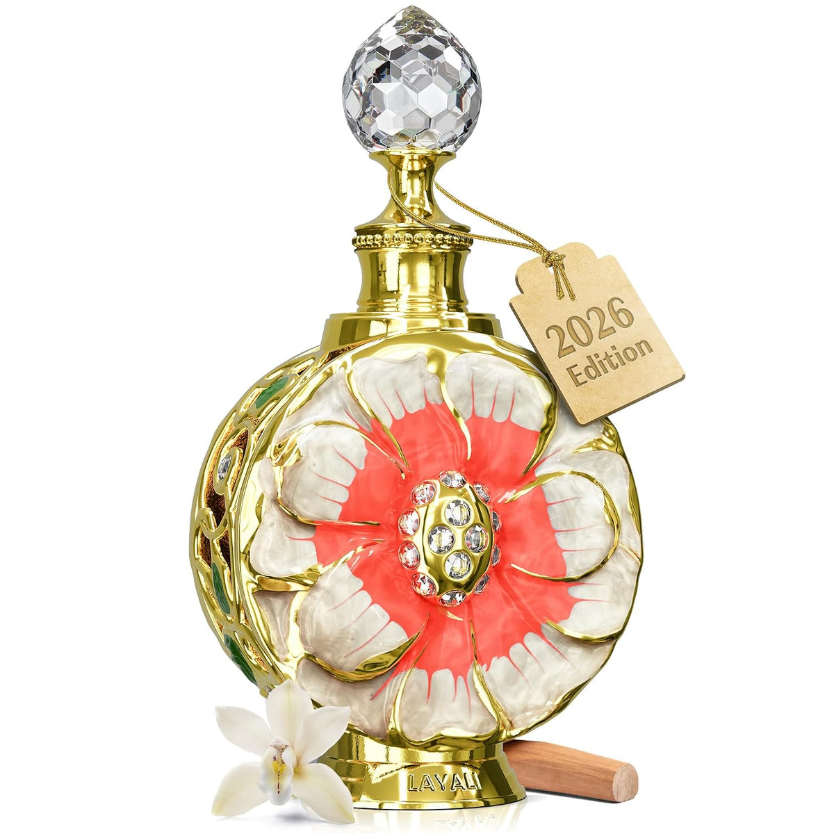 Swiss Arabian Layali Rouge – Productos de lujo de Dubai – Fragancia de aceite de perfume personal de larga duración – Un aroma seductor – 0.5 onzas