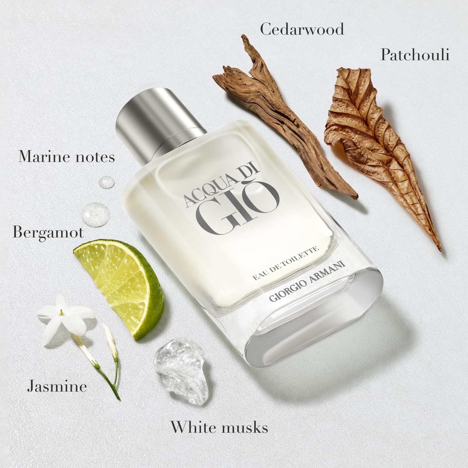 Armani Beauty - Acqua di Giò - Eau de Toilette - Colonia para Hombre - Fragancia de larga duración con notas de bergamota, jazmín, almizcle blanco, pachulí y madera de cedro | Fragrance with Bergamot, Marine Notes & Cedarwood - Long Lasting Clean & Citrus