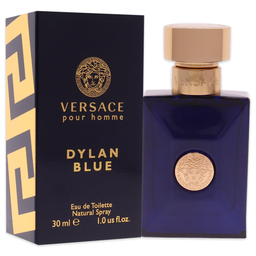 Versace Pour Homme Dylan Blue - Eau de Toilette en espray para hombre, 3.4 oz |