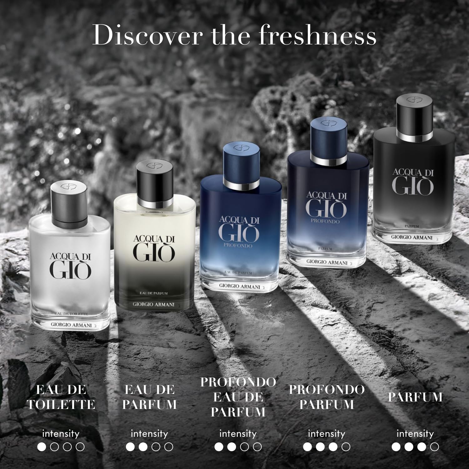 Armani Beauty - Acqua di Giò - Eau de Toilette - Colonia para Hombre - Fragancia de larga duración con notas de bergamota, jazmín, almizcle blanco, pachulí y madera de cedro | Fragrance with Bergamot, Marine Notes & Cedarwood - Long Lasting Clean & Citrus