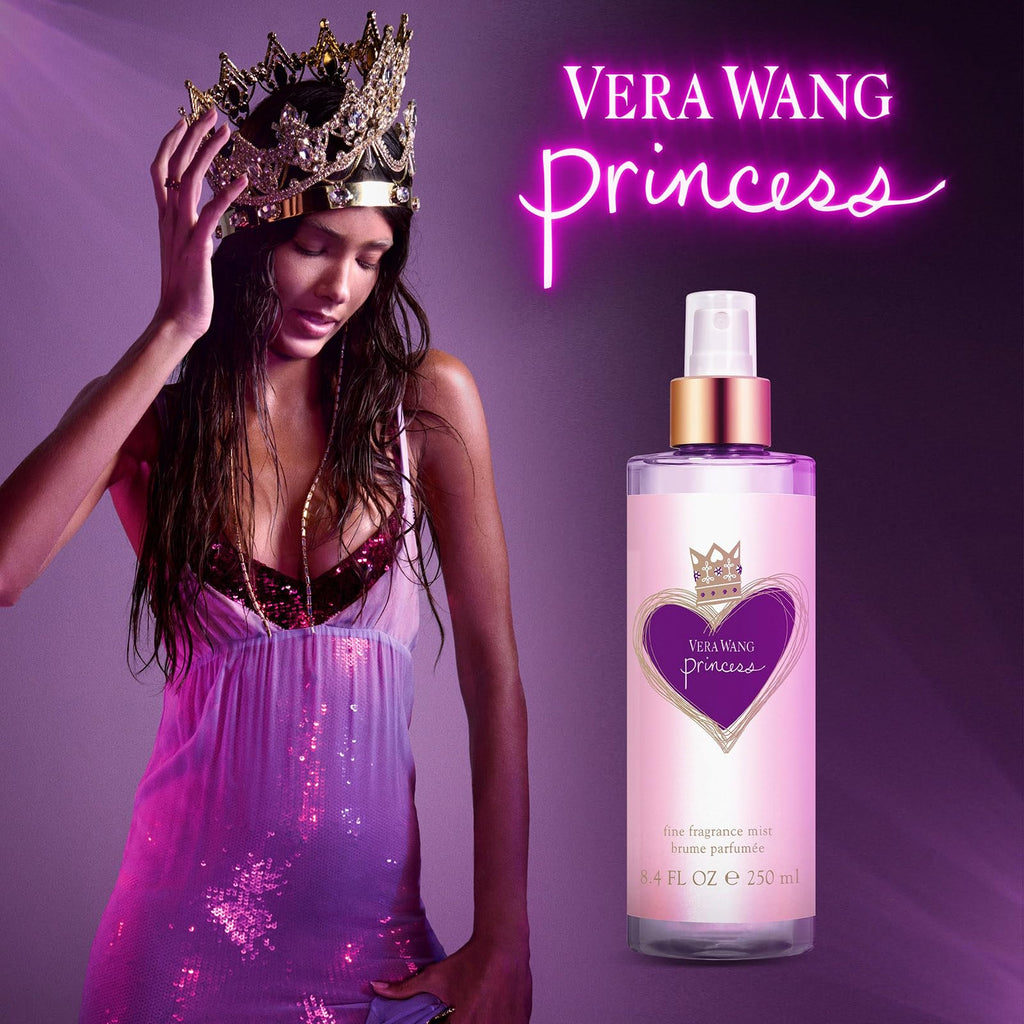 Vera Wang Princess Eau de Toilette 100 ml (Paquete de 1), Notas de Manzana, Guayaba y Vainilla, Fragancia para Mujer, de Larga Duración, Fragancia para Todos los Días, Tamaño de Viaje | Notas de manzana, quava y vainilla, de larga duración, fragancia diar