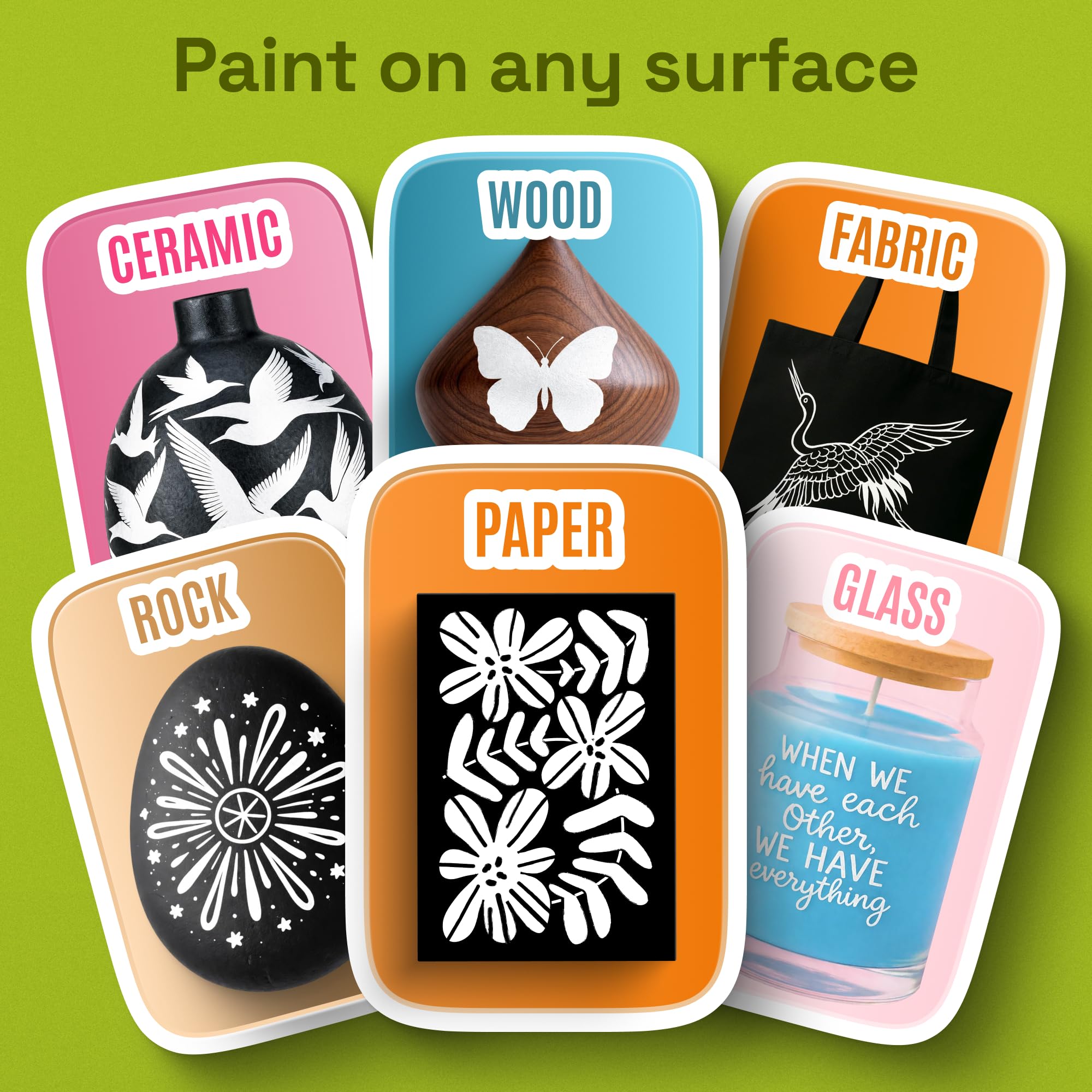 ARTISTRO 36 rotuladores de pintura acrílica de doble punta para dibujo | For Fabric, Rock, Glass, Wood, & Molds, Arts & Crafts Gift for Adults, Teens, & Kids, Classroom Must Haves & School Supplies