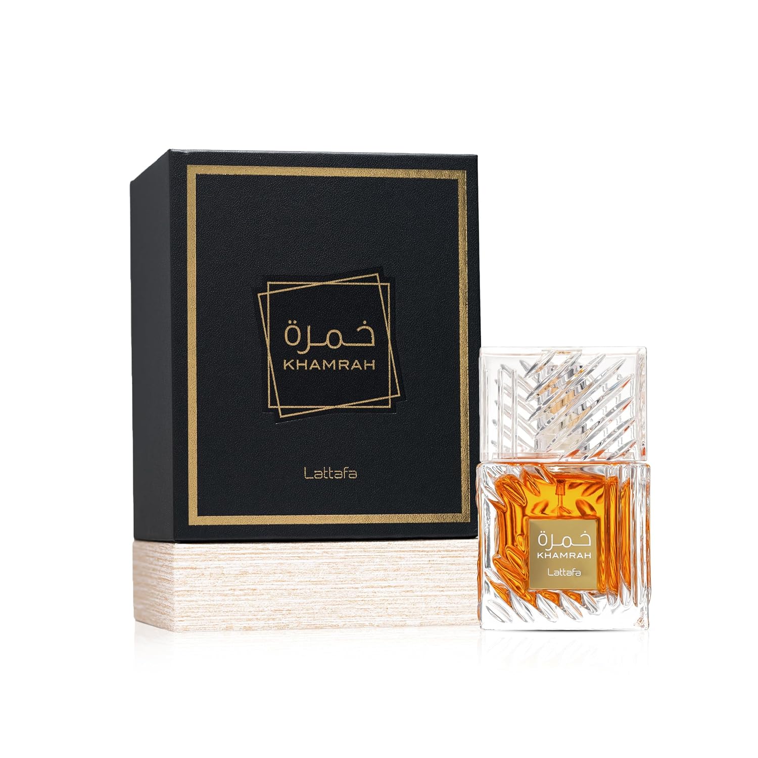 Lattafa Khamrah - Vainilla, picante cálido, ámbar, canela - Perfume Eau de Parfum de larga duración para unisex, 3.40 onzas / 100 ml | Fragancia unisex de larga duración, 3.40 onzas / 100 unisex, fragancia de larga duración, 3.40 onzas / 3.4 fl oz