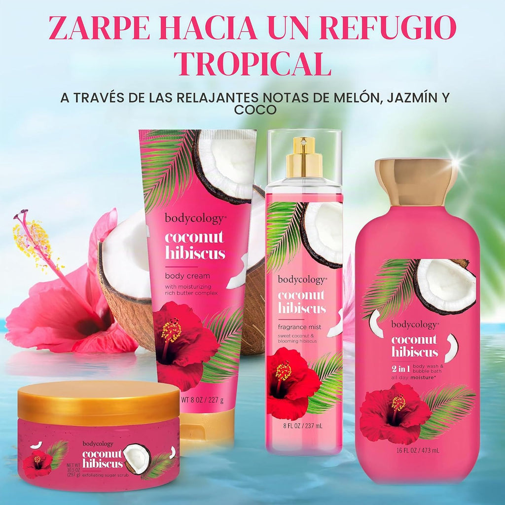 Bodycology Bruma corporal de fragancia de larga duración, Flor de cerezo, 8 fl oz