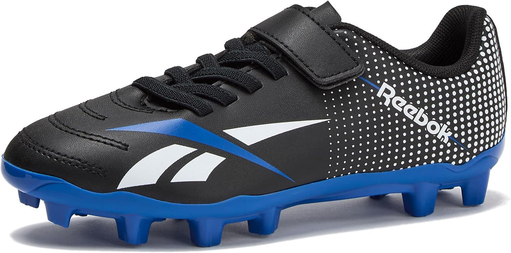 Reebok Strike MG - Botines de fútbol para niños y niñas, zapatos de fútbol con cordones o cierre de , interior o exterior para césped o césped
