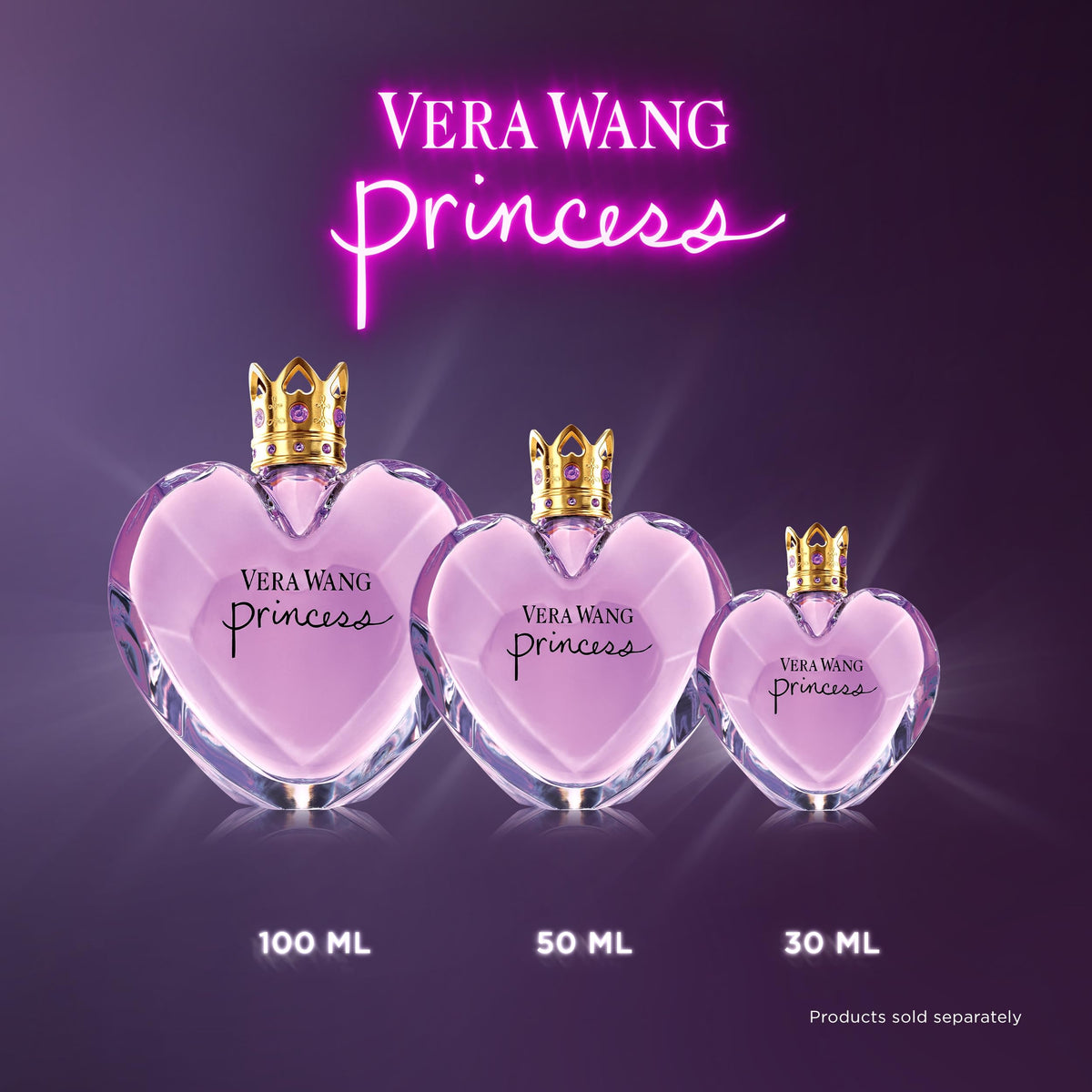 Vera Wang Princess Eau de Toilette 100 ml (Paquete de 1), Notas de Manzana, Guayaba y Vainilla, Fragancia para Mujer, de Larga Duración, Fragancia para Todos los Días, Tamaño de Viaje | Notas de manzana, quava y vainilla, de larga duración, fragancia diar
