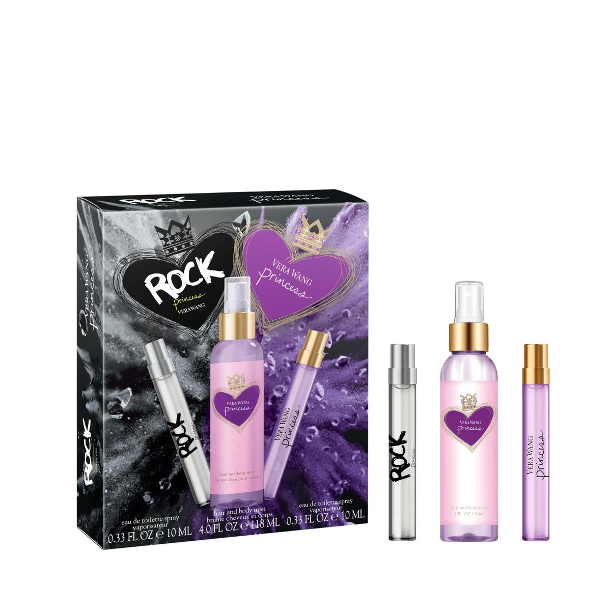 Vera Wang Princess Eau de Toilette 100 ml (Paquete de 1), Notas de Manzana, Guayaba y Vainilla, Fragancia para Mujer, de Larga Duración, Fragancia para Todos los Días, Tamaño de Viaje | Notas de manzana, quava y vainilla, de larga duración, fragancia diar