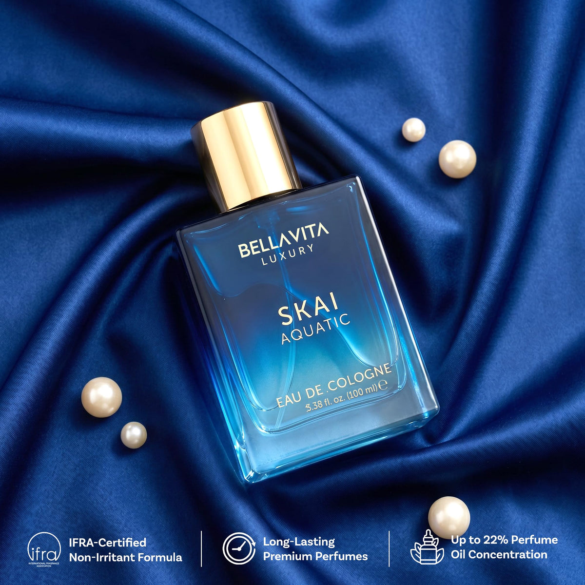 BellaVita Luxury Honey Oud Eau de Parfum (3.4 onzas líquidas) | Pachulí, vainilla, bergamota, floral y picante + fabricado con aceites esenciales limpios y veganos + libre de crueldad animal | | Perfume unisex con perfume Honey Oud de larga duración, perf