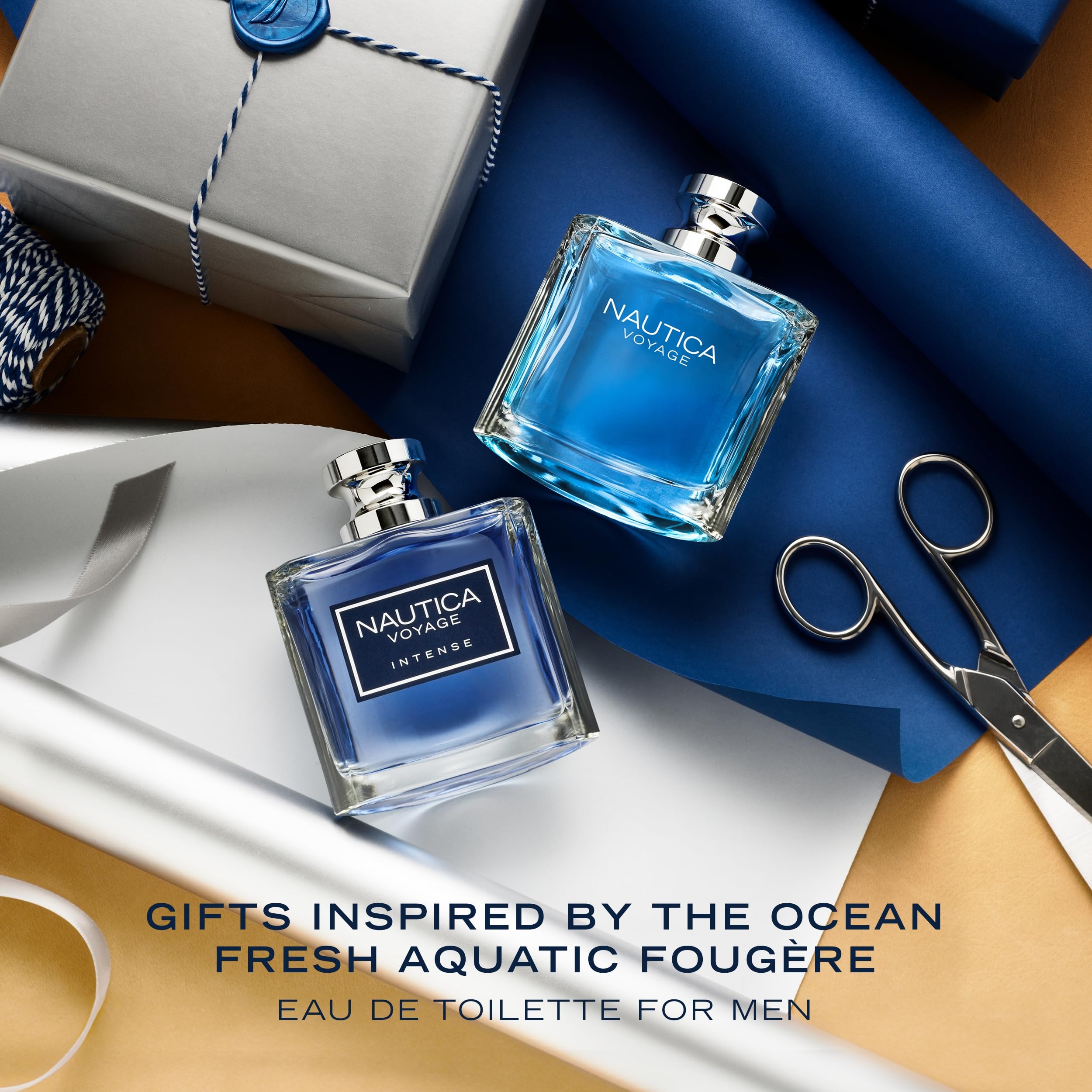 Nautica Voyage Eau de Toilette para hombre, 6.7 fl oz (200 ml) | Paquete de 1, notas de manzana, madera de cedro, loto de agua, almizcle, larga duración, fragancia diaria