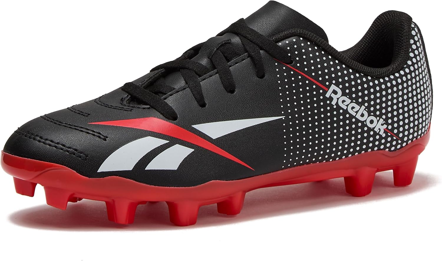 Reebok Strike MG - Botines de fútbol para niños y niñas, zapatos de fútbol con cordones o cierre de , interior o exterior para césped o césped