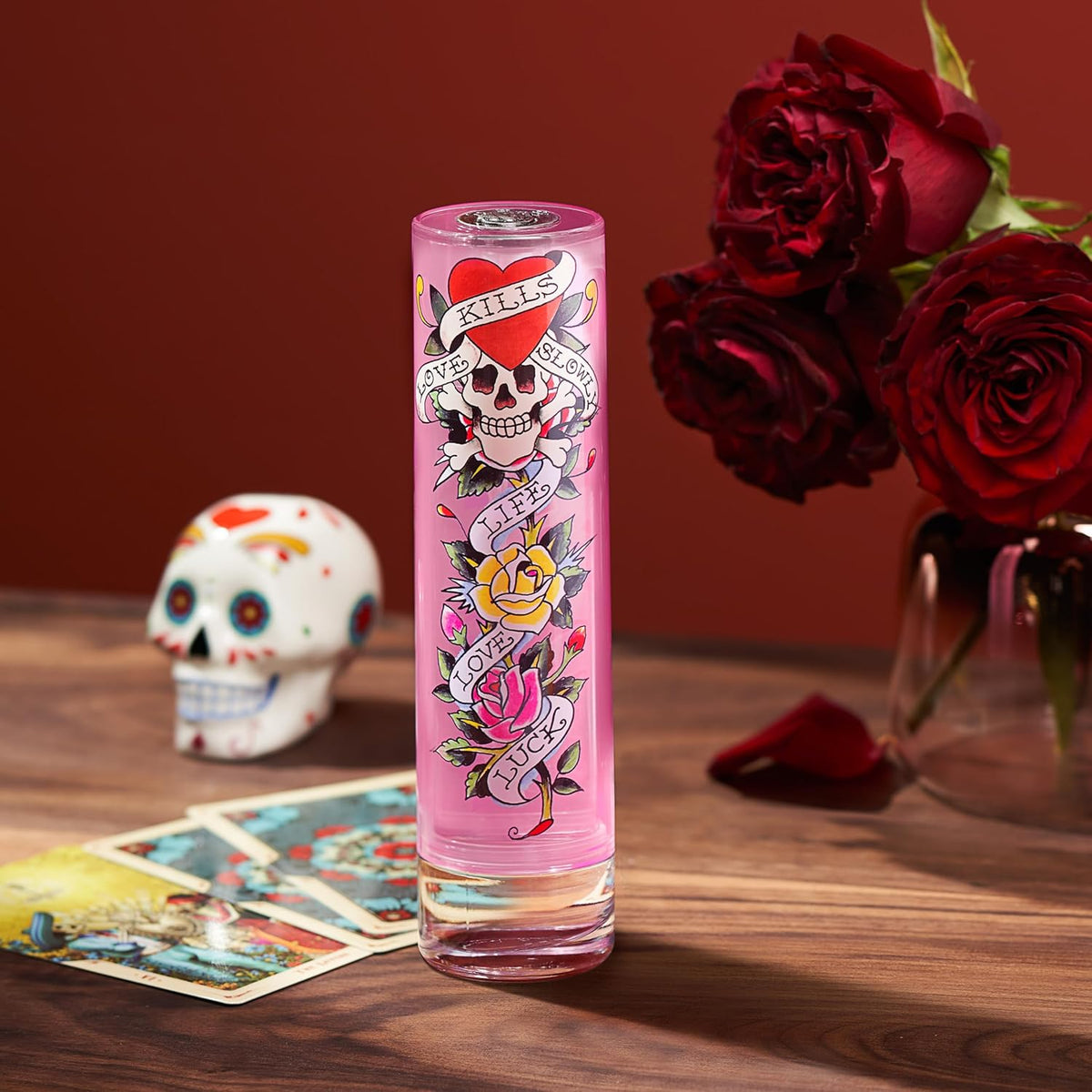 Christian Audigier Ed Hardy - Perfume para mujer, 3.4 fl. oz. EDP Spray | Eau de Parfum para mujer. Perfume con cálidas notas ámbar y un aroma duradero.