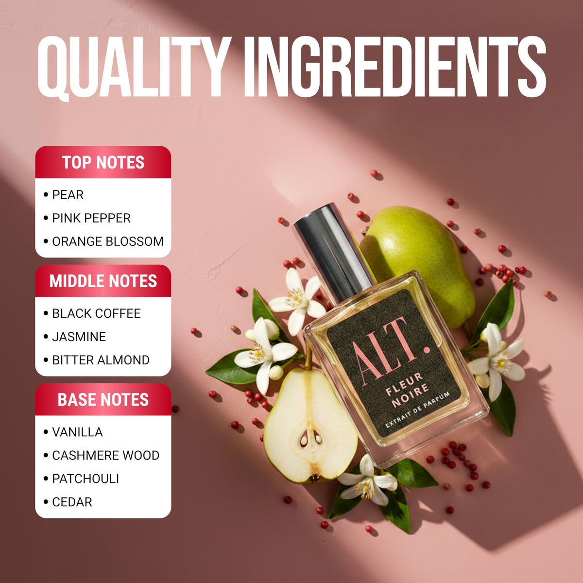 ALT. FRAGRANCES Crystal No. 23 Extrait de Parfum Perfume Unisexo Inspirado en Baccarat Rouge 540 Perfume 60ml