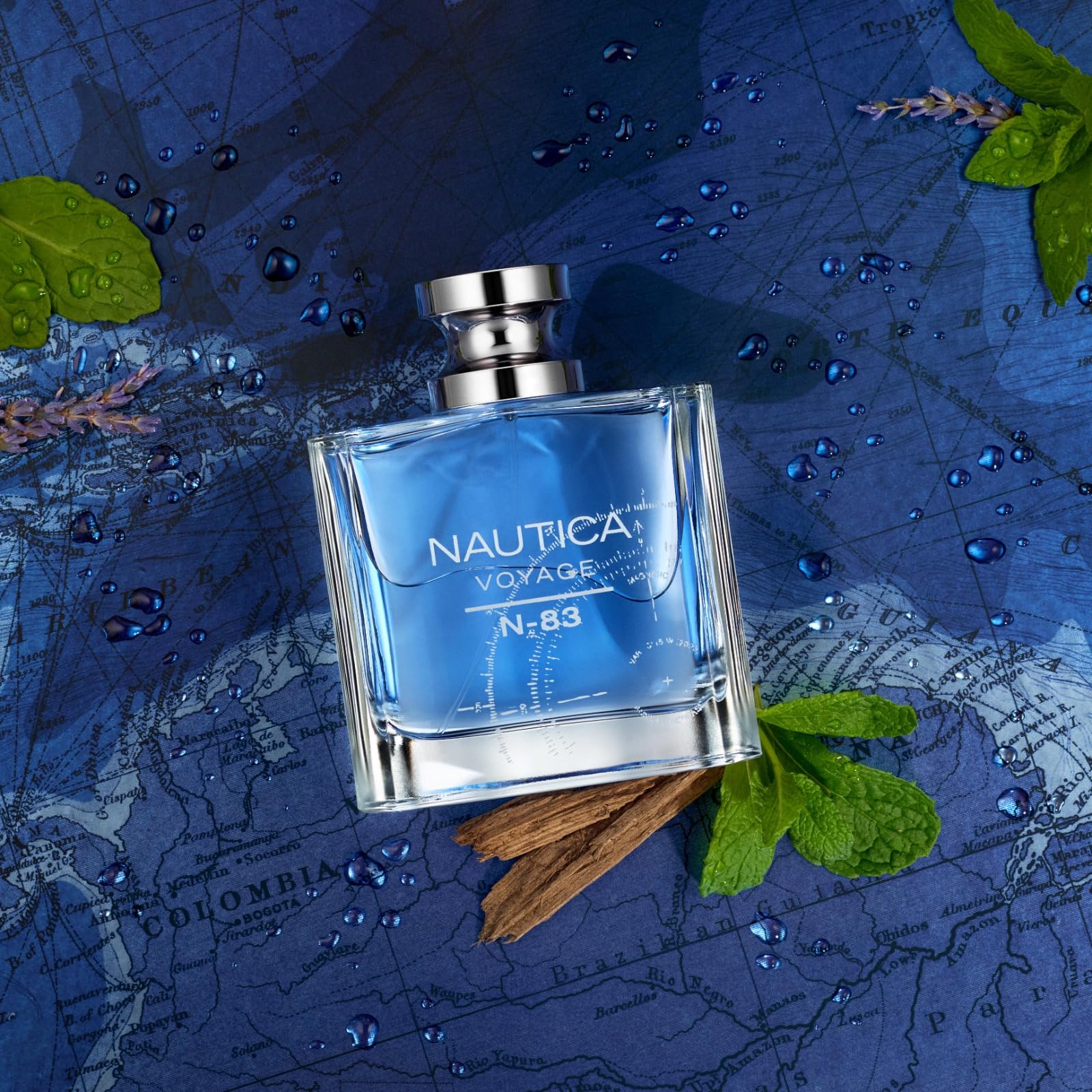 Nautica Voyage Eau de Toilette para hombre, 6.7 fl oz (200 ml) | Paquete de 1, notas de manzana, madera de cedro, loto de agua, almizcle, larga duración, fragancia diaria
