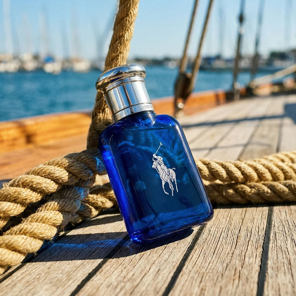 Ralph Lauren - Polo Blue - Parfum - Colonia Hombre - Acuático y Fresco - Con Cítricos, Roble y Vetiver - Fragancia Intensa | Fragrance with Fresh Melon, Cool Sage & Smooth Suede - Long Lasting - Classic Mens Scent Perfect for Everyday Wear