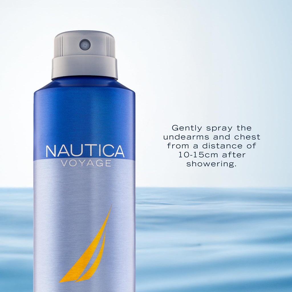 Nautica Voyage Eau de Toilette para hombre, 6.7 fl oz (200 ml) | Paquete de 1, notas de manzana, madera de cedro, loto de agua, almizcle, larga duración, fragancia diaria