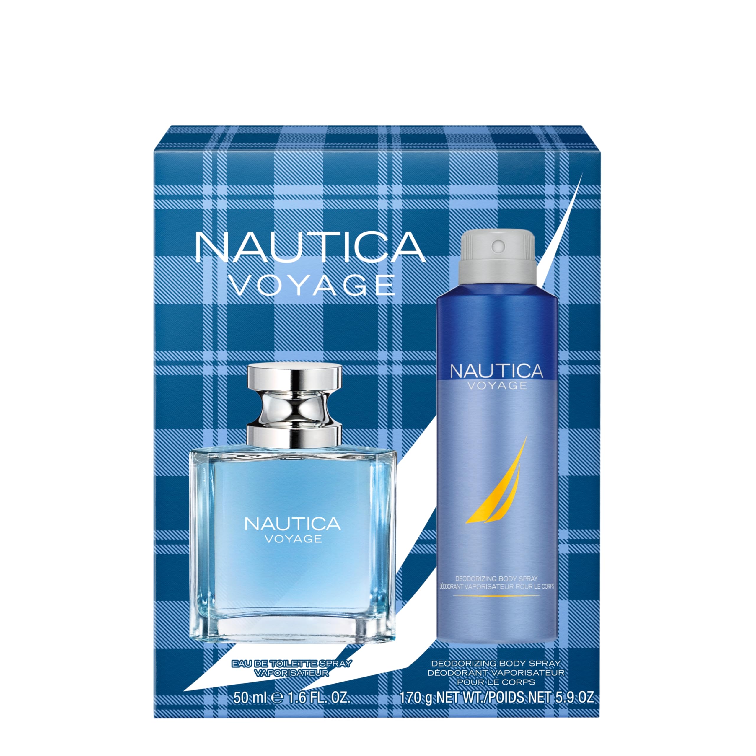Nautica Voyage Eau de Toilette para hombre, 6.7 fl oz (200 ml) | Paquete de 1, notas de manzana, madera de cedro, loto de agua, almizcle, larga duración, fragancia diaria