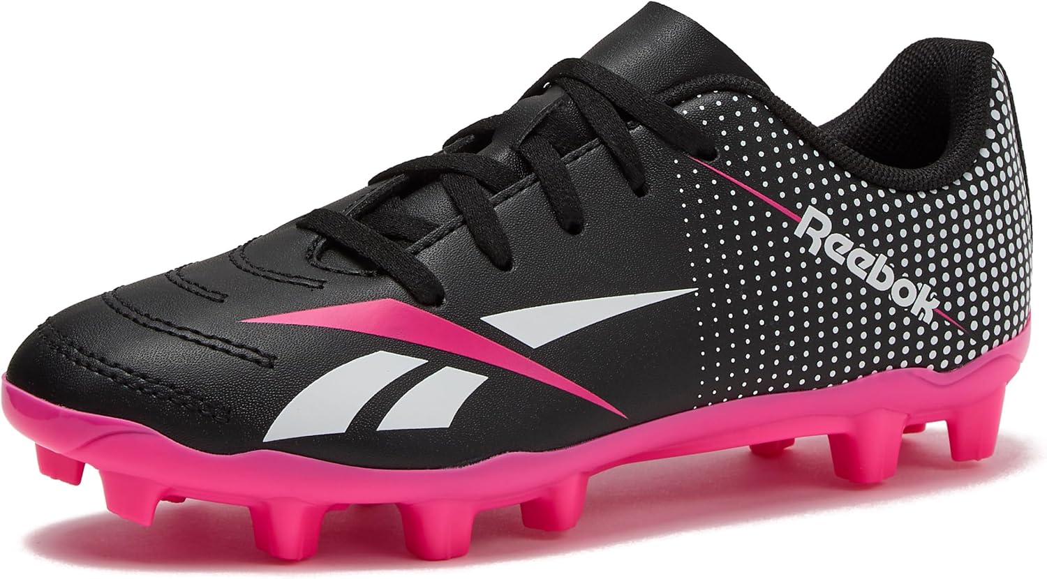 Reebok Strike MG - Botines de fútbol para niños y niñas, zapatos de fútbol con cordones o cierre de , interior o exterior para césped o césped
