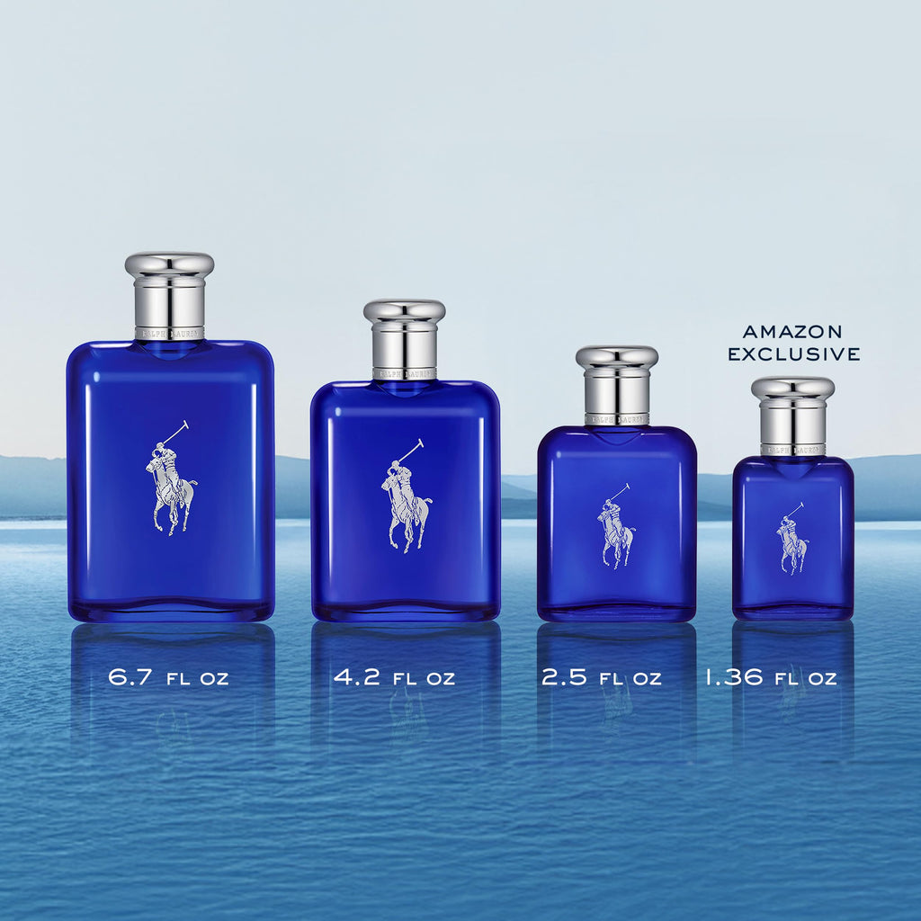 Ralph Lauren - Polo Blue - Parfum - Colonia Hombre - Acuático y Fresco - Con Cítricos, Roble y Vetiver - Fragancia Intensa | Fragrance with Fresh Melon, Cool Sage & Smooth Suede - Long Lasting - Classic Mens Scent Perfect for Everyday Wear