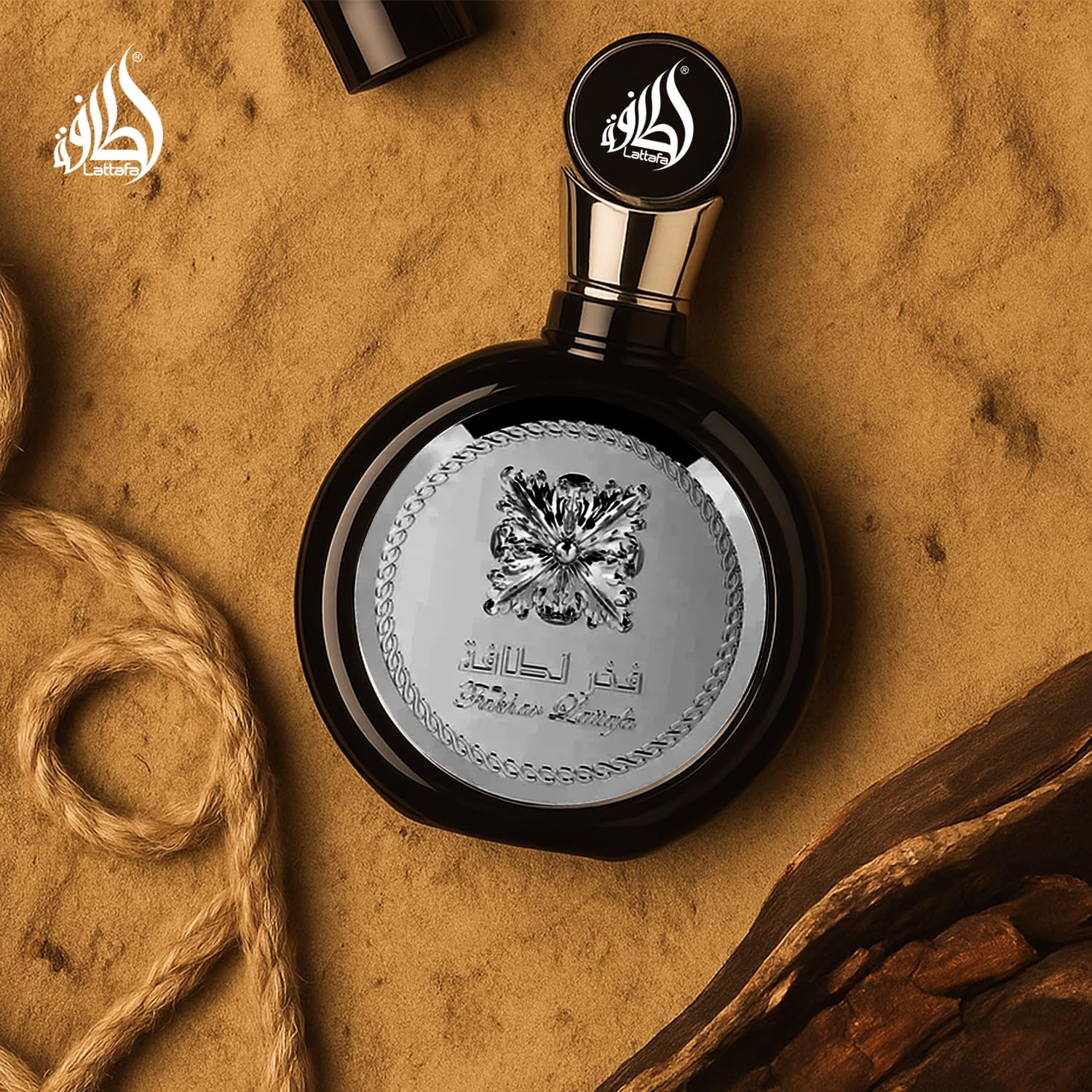 Lattafa Fakhar - Fresco, afrutado, bergamota, madera de ámbar - Eau de Parfum fragancia de larga duración para hombres, 3.40 onzas / 3.4 fl oz