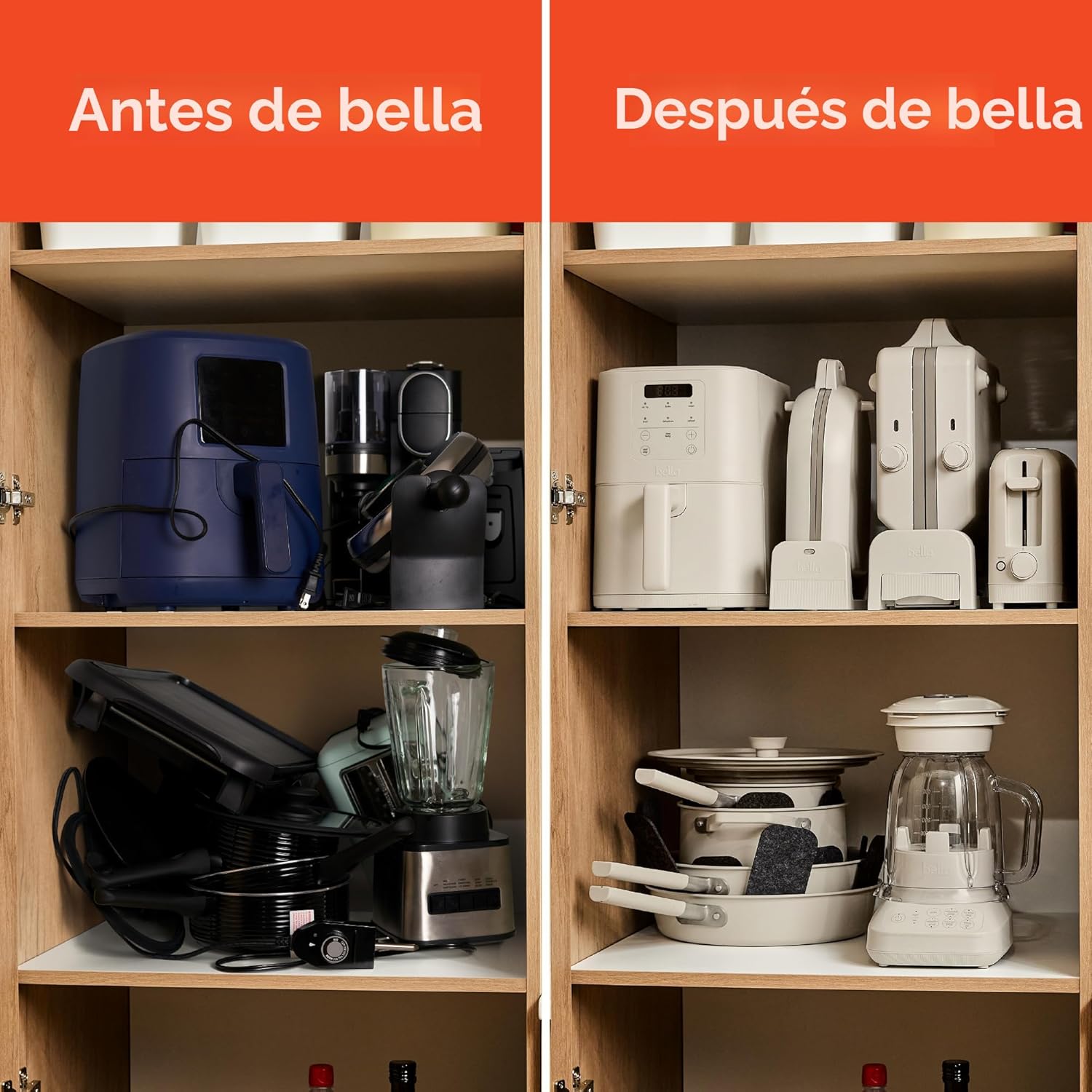 bella Tostadora delgada de 2 rebanadas, utensilios de cocina Fits-anywhere™, control de tostado de 6 ajustes con botones de recalentamiento y cancelación, se adapta a pan de masa madre, ranura de 10