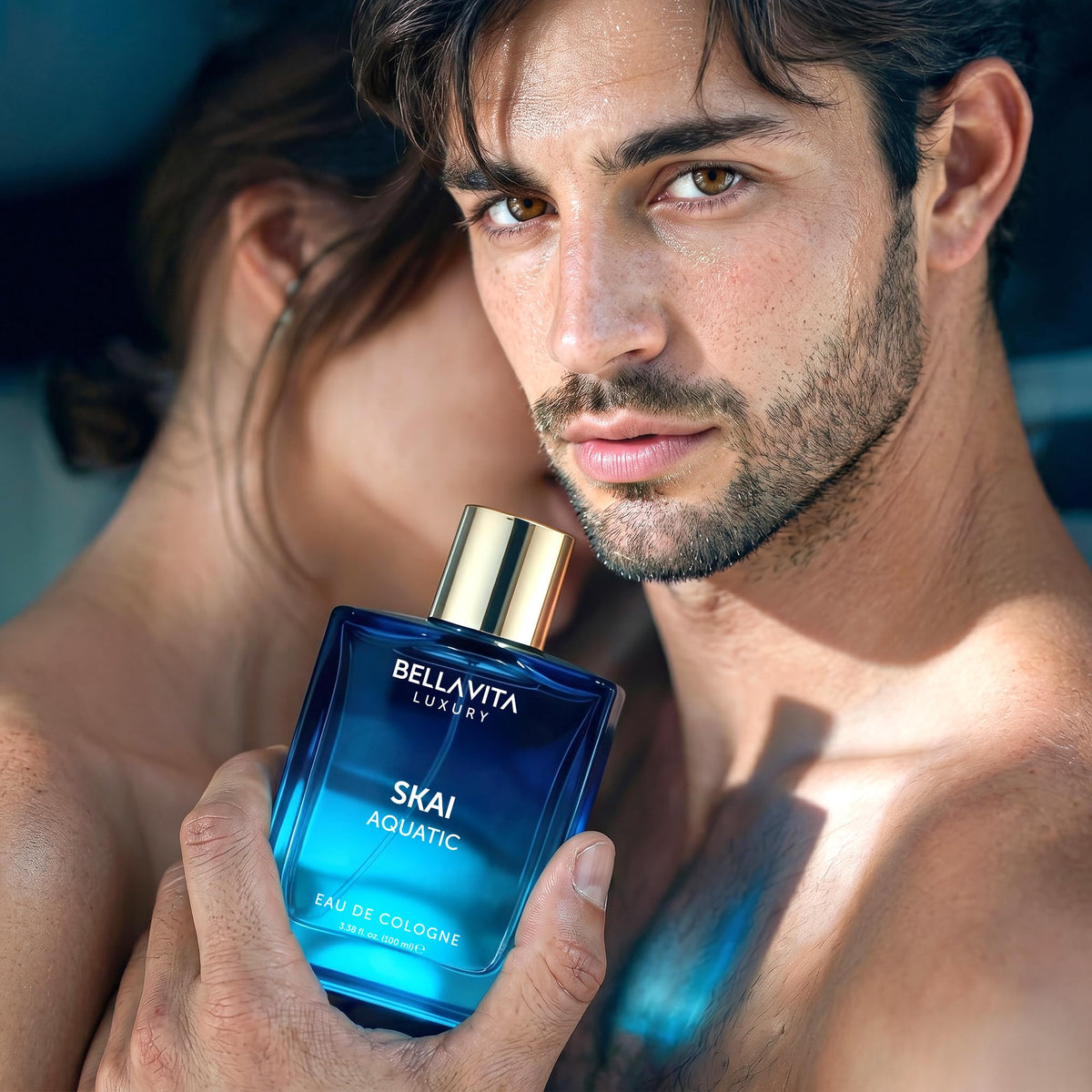 BellaVita Luxury Honey Oud Eau de Parfum (3.4 onzas líquidas) | Pachulí, vainilla, bergamota, floral y picante + fabricado con aceites esenciales limpios y veganos + libre de crueldad animal | | Perfume unisex con perfume Honey Oud de larga duración, perf