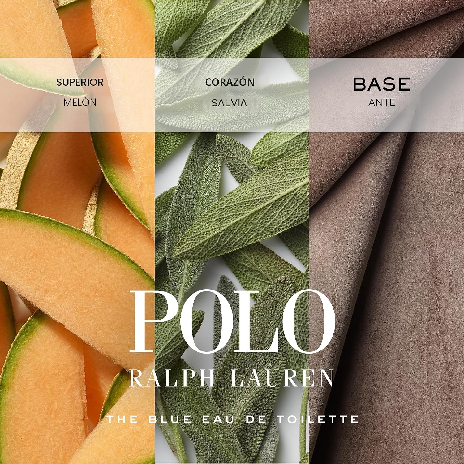 Ralph Lauren - Polo Blue - Parfum - Colonia Hombre - Acuático y Fresco - Con Cítricos, Roble y Vetiver - Fragancia Intensa | Fragrance with Fresh Melon, Cool Sage & Smooth Suede - Long Lasting - Classic Mens Scent Perfect for Everyday Wear