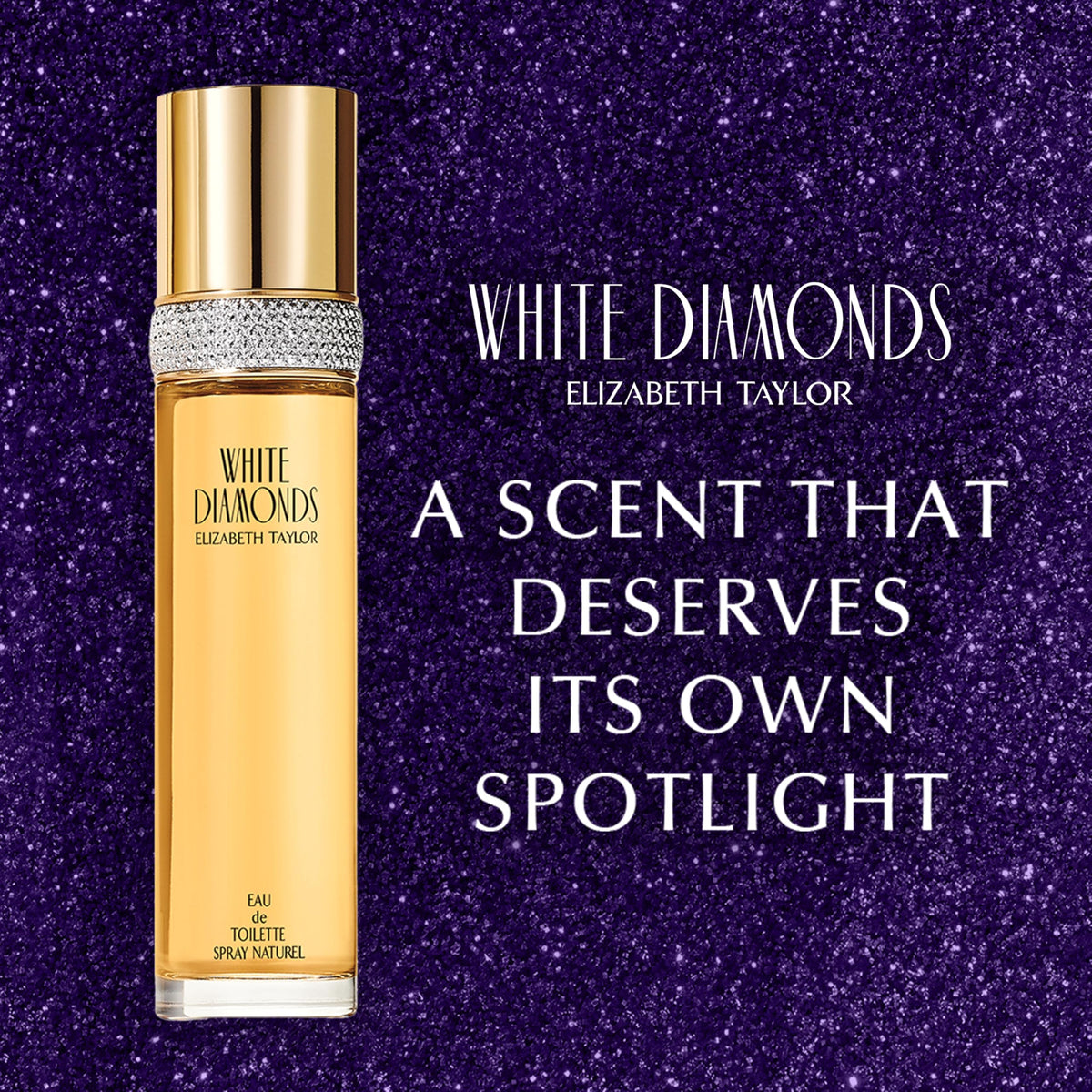 Elizabeth Taylor White Diamonds Perfume para mujer, fragancia floral de larga duración, Eau de Toilette EDT en aerosol, regalo para ella, 3.3 fl oz | Eau de toilette chypre floral para mujer. Perfume con notas de lirio, neroli, ámbar cálido y sándalo.